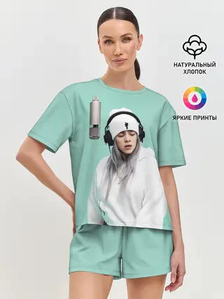 Женская пижама с шортами / BILLIE EILISH