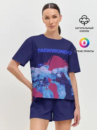 Женская пижама с шортами / Taekwondo