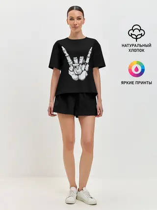 Женская пижама с шортами / Rock