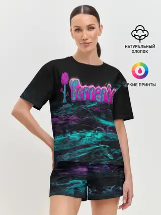 Женская пижама с шортами / Terraria