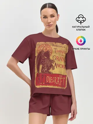 Женская пижама с шортами / Cthulhu