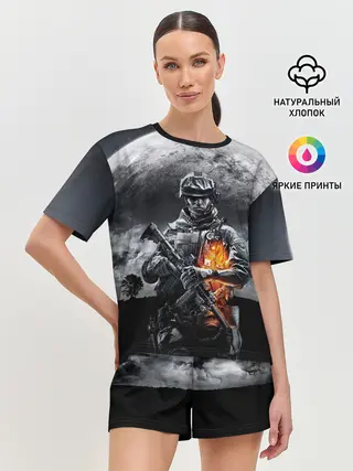 Женская пижама с шортами / Battlefield