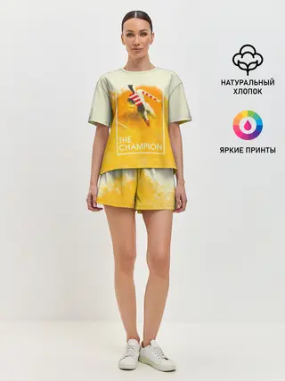 Женская пижама с шортами / Регби. The Champion