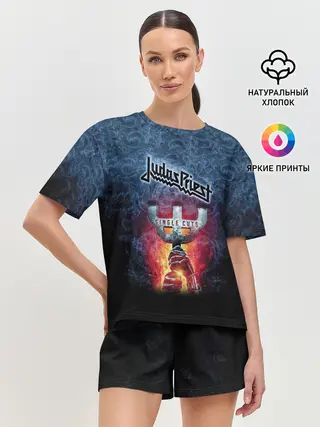 Женская пижама с шортами / Judas priest