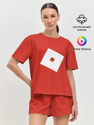 Женская пижама с шортами / Roblox