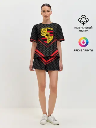 Женская пижама с шортами / PORSCHE | ПОРШЕ