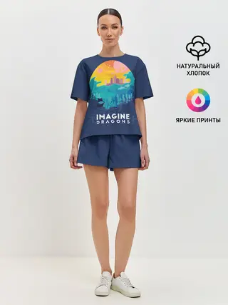 Женская пижама с шортами / Imagine Dragons
