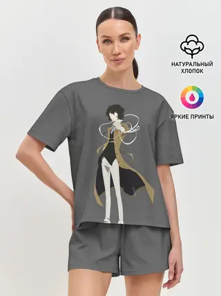 Женская пижама с шортами / Осаму Дазай