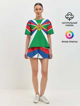 Женская пижама с шортами / Пограничные Войска