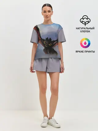 Женская пижама с шортами / Беззубик