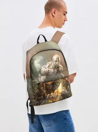 Рюкзак джинсовый / God of War