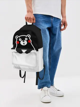 Рюкзак джинсовый / Kumamon повис