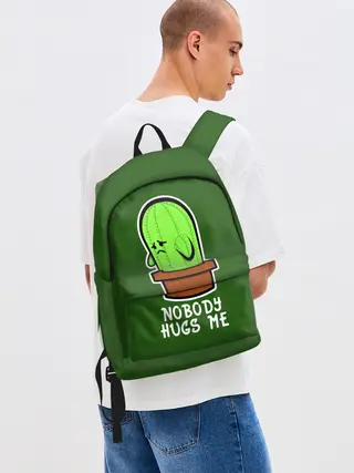 Рюкзак джинсовый / Nobody Hugs Me