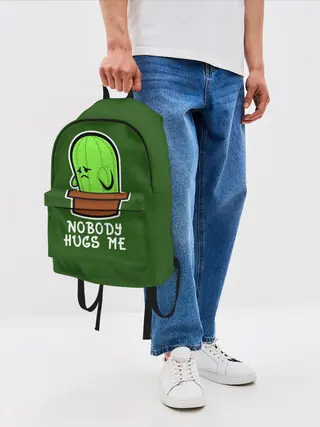 Рюкзак джинсовый / Nobody Hugs Me