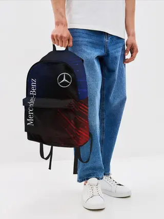 Рюкзак джинсовый / MERCEDES / МЕРСЕДЕС