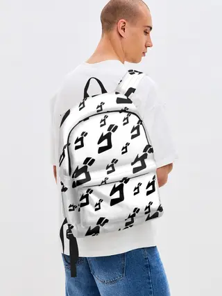 Рюкзак джинсовый / JOJO PATTERN BW