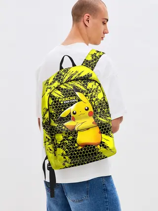 Рюкзак джинсовый / Pikachu Pika Pika
