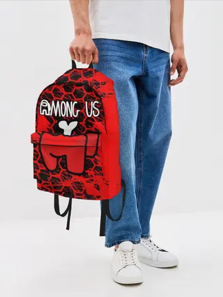 Рюкзак джинсовый / AMONG US