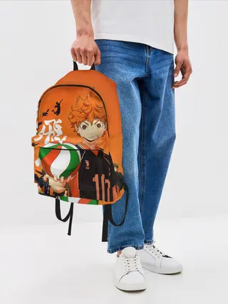 Рюкзак джинсовый / Волебольная команда из аниме HAIKYUU!!