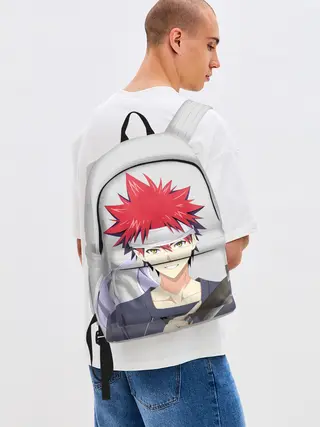 Рюкзак джинсовый / Food wars Shokugeki no Soma