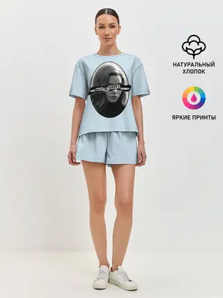 Женская пижама с шортами / Королева шахмат