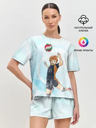 Женская пижама с шортами / Шоё Хината | Хайкю