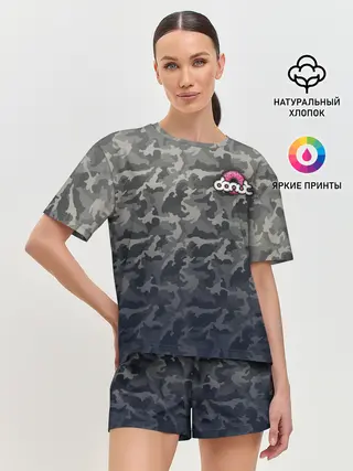 Женская пижама с шортами / Donut