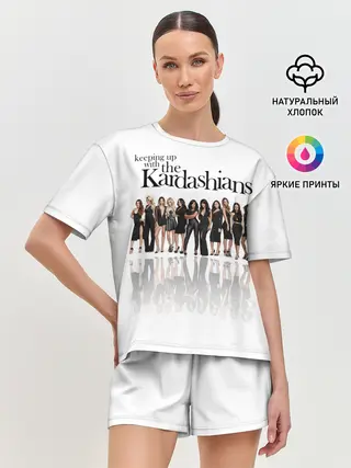 Женская пижама с шортами / Сестры Дженнер и Кардашьян