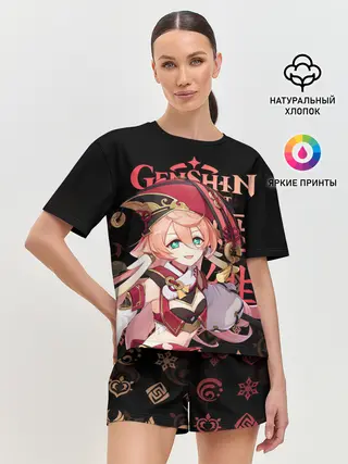Женская пижама с шортами / Янь Фэй / Genshin Impact