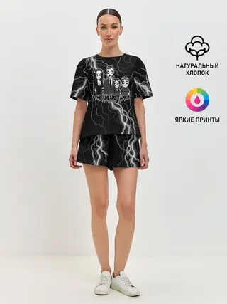 Женская пижама с шортами / Addams family | Семейка Аддамс