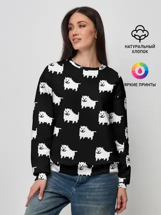 Женский свитшот / Undertale Annoying dog