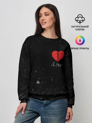 Женский свитшот / Lil Peep Broken Heart