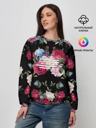 Женский свитшот / Flower Road
