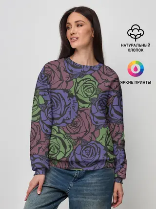 Женский свитшот / Розы Лил Пипа