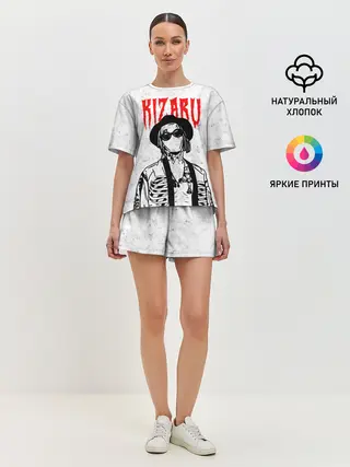 Женская пижама с шортами / KIZARU ART