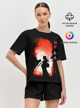 Женская пижама с шортами / Бродяга Кенсин