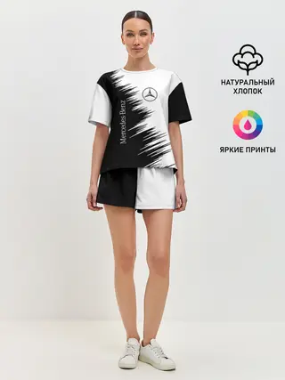 Женская пижама с шортами / mercedes benz