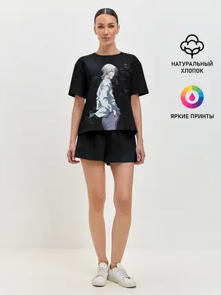 Женская пижама с шортами / Макишима из Психо паспорт
