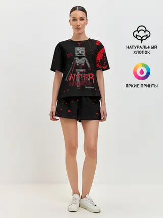 Женская пижама с шортами / WITHER SKELETON