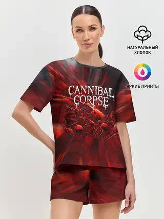 Женская пижама с шортами / Blood Cannibal Corpse | Труп Каннибала
