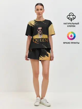 Женская пижама с шортами / Фредди Меркьюри | Freddie Mercury