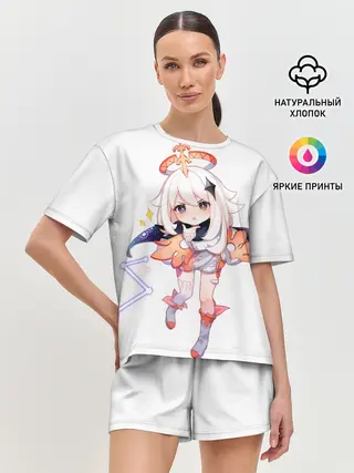 Женская пижама с шортами / Паймон из Genshin Impact