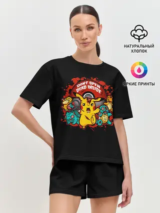 Женская пижама с шортами / Dead inside