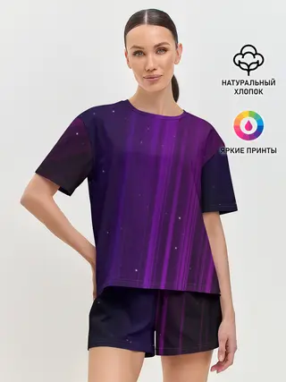 Женская пижама с шортами / ВОЛШЕБНЫЙ СВЕТ