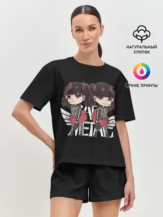 Женская пижама с шортами / Судзука и Юи