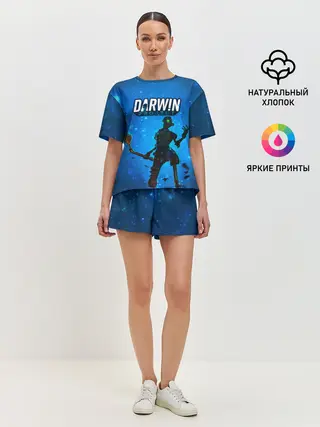 Женская пижама с шортами / Darwin Project | Королевская Битва