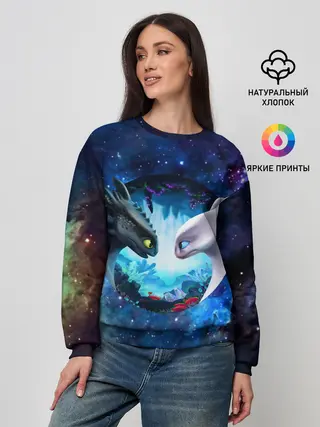 Женский свитшот / ночная фурия