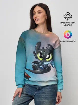 Женский свитшот / ночная фурия
