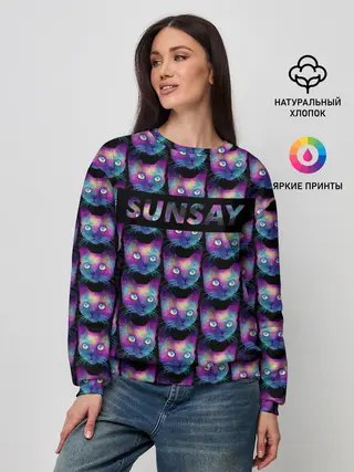 Женский свитшот / Cat Space