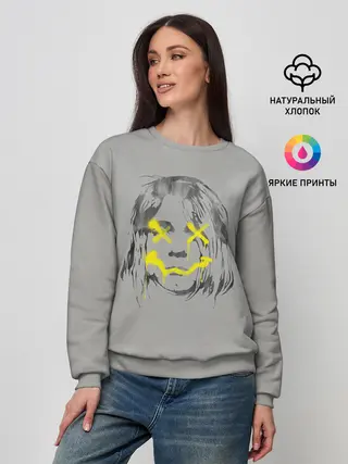 Женский свитшот / Курт Кобейн